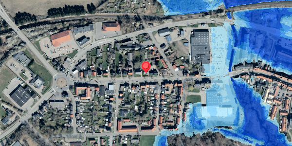 Oversvømmelsesrisiko fra vandløb på Vesterbrogade 20, . , 4930 Maribo