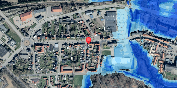 Oversvømmelsesrisiko fra vandløb på Vesterbrogade 27, . , 4930 Maribo