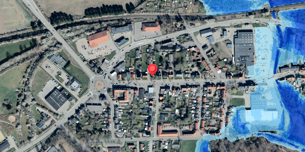 Oversvømmelsesrisiko fra vandløb på Vesterbrogade 30, . , 4930 Maribo