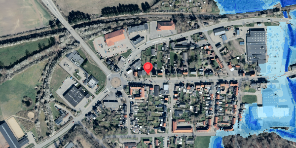 Oversvømmelsesrisiko fra vandløb på Vesterbrogade 36, . , 4930 Maribo