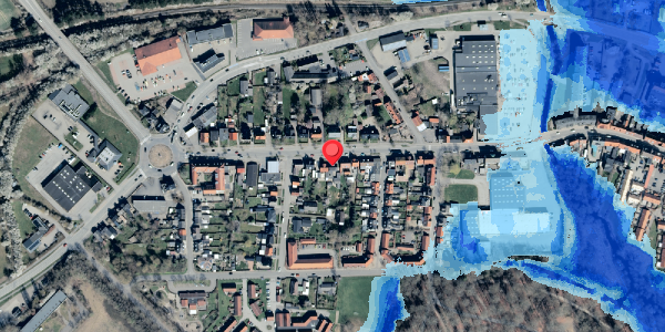 Oversvømmelsesrisiko fra vandløb på Vesterbrogade 37, . , 4930 Maribo