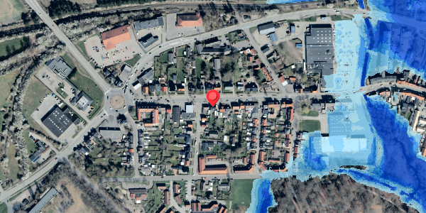 Oversvømmelsesrisiko fra vandløb på Vesterbrogade 41, . , 4930 Maribo