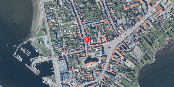 Oversvømmelsesrisiko fra vandløb på Langgade 8, . , 4780 Stege