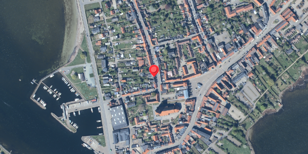 Oversvømmelsesrisiko fra vandløb på Langgade 9, . , 4780 Stege