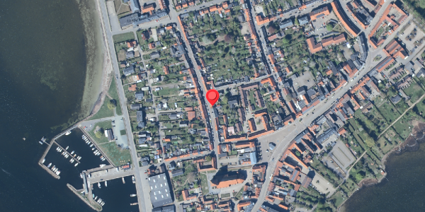 Oversvømmelsesrisiko fra vandløb på Langgade 20, . , 4780 Stege