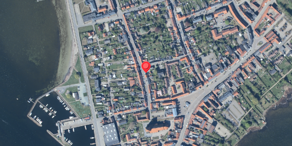 Oversvømmelsesrisiko fra vandløb på Langgade 22, . , 4780 Stege