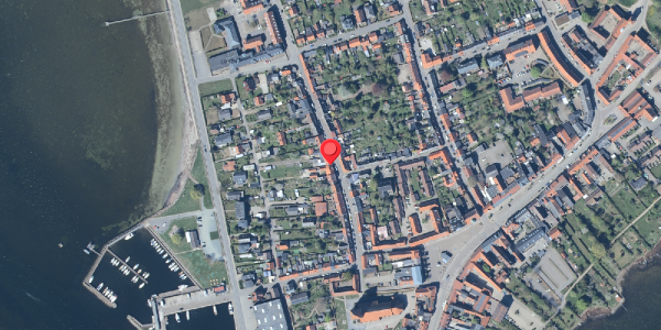 Oversvømmelsesrisiko fra vandløb på Langgade 27, . , 4780 Stege