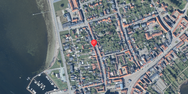 Oversvømmelsesrisiko fra vandløb på Langgade 35, . , 4780 Stege