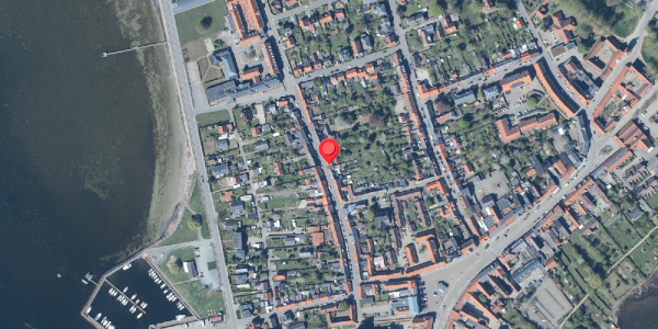 Oversvømmelsesrisiko fra vandløb på Langgade 36, . , 4780 Stege