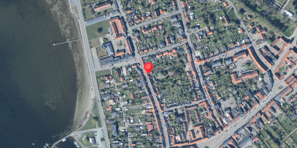 Oversvømmelsesrisiko fra vandløb på Langgade 48, . , 4780 Stege