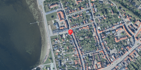 Oversvømmelsesrisiko fra vandløb på Langgade 55A, . , 4780 Stege