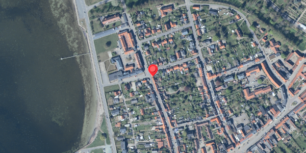 Oversvømmelsesrisiko fra vandløb på Langgade 58, . , 4780 Stege