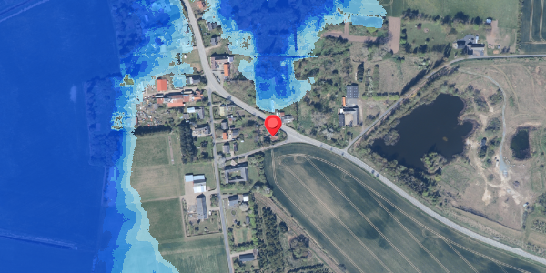 Oversvømmelsesrisiko fra vandløb på Poststræde 2, . , 4791 Borre