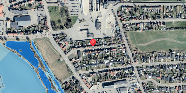 Oversvømmelsesrisiko fra vandløb på Heesvej 21, 4900 Nakskov