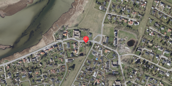 Oversvømmelsesrisiko fra vandløb på Enø Kystvej 158, 4736 Karrebæksminde