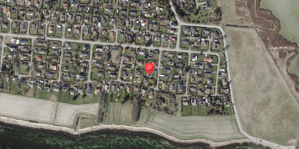 Oversvømmelsesrisiko fra vandløb på Klintegårdsvej 63, 4736 Karrebæksminde