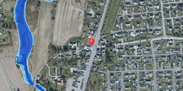 Oversvømmelsesrisiko fra vandløb på Babberupvej 2, 4690 Haslev
