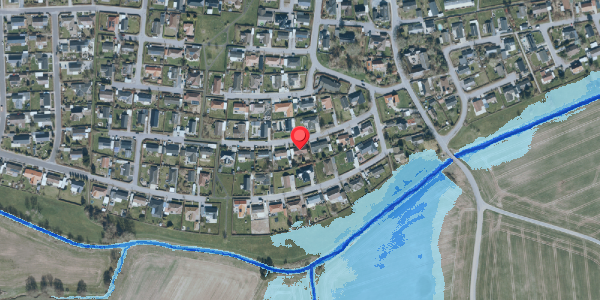 Oversvømmelsesrisiko fra vandløb på Dalager 7, 4690 Haslev