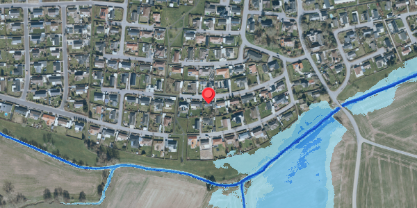 Oversvømmelsesrisiko fra vandløb på Dalager 11, 4690 Haslev