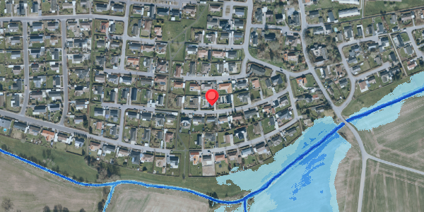 Oversvømmelsesrisiko fra vandløb på Dalager 12, 4690 Haslev