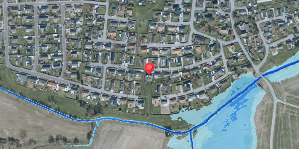 Oversvømmelsesrisiko fra vandløb på Dalager 15, 4690 Haslev