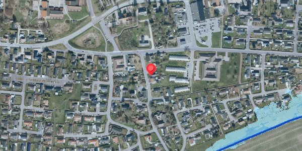 Oversvømmelsesrisiko fra vandløb på Dalbyvej 3, 4690 Haslev