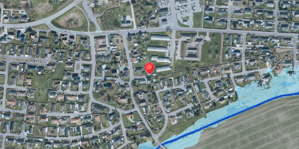 Oversvømmelsesrisiko fra vandløb på Dalbyvej 9, . , 4690 Haslev
