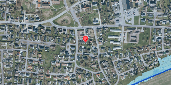 Oversvømmelsesrisiko fra vandløb på Dalvej 11, 4690 Haslev