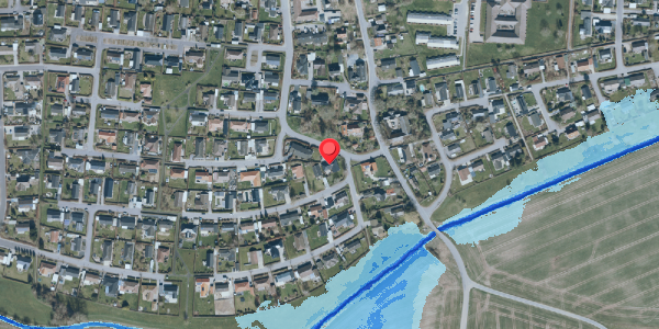 Oversvømmelsesrisiko fra vandløb på Dalvej 16, 4690 Haslev