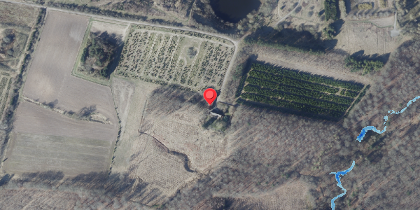 Oversvømmelsesrisiko fra vandløb på Denderupvej 19, 4690 Haslev