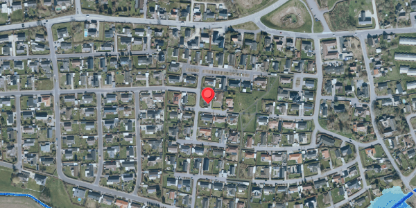 Oversvømmelsesrisiko fra vandløb på Kildebakkevej 17, . , 4690 Haslev