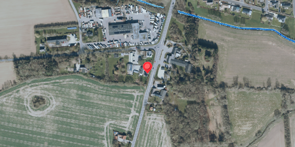 Oversvømmelsesrisiko fra vandløb på Vordingborgvej 432, . , 4690 Haslev