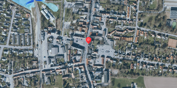Oversvømmelsesrisiko fra vandløb på Algade 8, 4660 Store Heddinge
