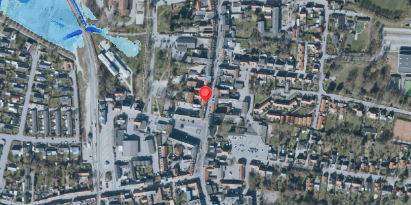 Oversvømmelsesrisiko fra vandløb på Algade 9, st. , 4660 Store Heddinge