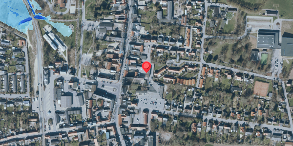 Oversvømmelsesrisiko fra vandløb på Algade 12C, 4660 Store Heddinge