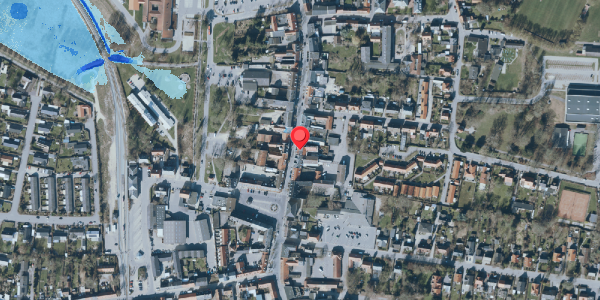 Oversvømmelsesrisiko fra vandløb på Algade 14, st. , 4660 Store Heddinge