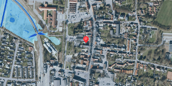 Oversvømmelsesrisiko fra vandløb på Algade 21D, 1. , 4660 Store Heddinge
