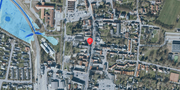 Oversvømmelsesrisiko fra vandløb på Algade 21, 1. , 4660 Store Heddinge