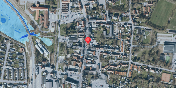 Oversvømmelsesrisiko fra vandløb på Algade 22, 1. th, 4660 Store Heddinge