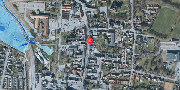 Oversvømmelsesrisiko fra vandløb på Algade 26A, 4660 Store Heddinge