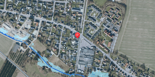 Oversvømmelsesrisiko fra vandløb på Lindholmsvej 2, . , 4660 Store Heddinge