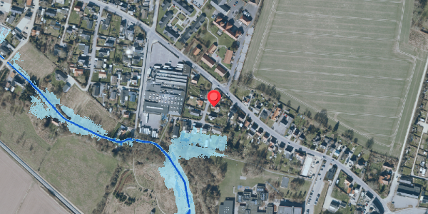 Oversvømmelsesrisiko fra vandløb på Skolemarken 3, . , 4660 Store Heddinge