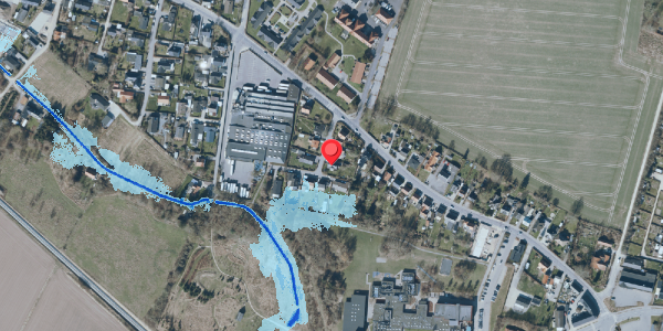 Oversvømmelsesrisiko fra vandløb på Skolemarken 5, . , 4660 Store Heddinge