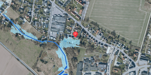 Oversvømmelsesrisiko fra vandløb på Skolemarken 7, . , 4660 Store Heddinge