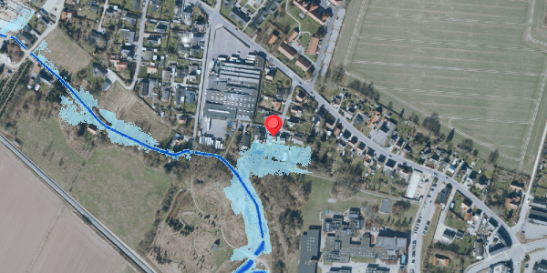 Oversvømmelsesrisiko fra vandløb på Skolemarken 11, . , 4660 Store Heddinge