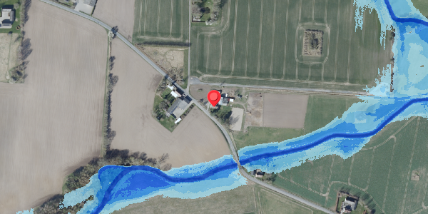 Oversvømmelsesrisiko fra vandløb på Broholmsvej 31, . , 4690 Haslev