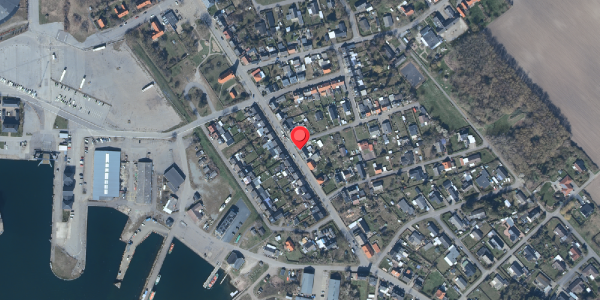 Oversvømmelsesrisiko fra vandløb på Langgade 87, 4874 Gedser