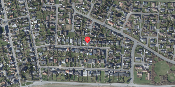 Oversvømmelsesrisiko fra vandløb på Aagaardsvej 21, . , 4760 Vordingborg