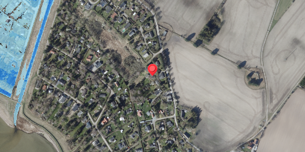 Oversvømmelsesrisiko fra vandløb på Aastien 4, . , 4760 Vordingborg