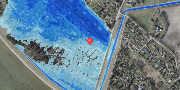 Oversvømmelsesrisiko fra vandløb på Dalvej 7, 4760 Vordingborg